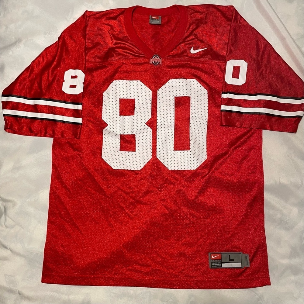 🏈The Ohio State Nike Red and White Men's Football Jersey